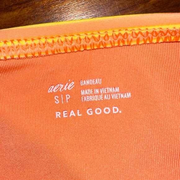 Aerie striped bandeau longline bikini top - Picture 5 of 7